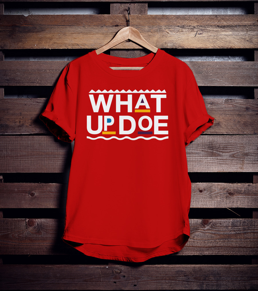 Jemele Hill What Up Doe Bold Text T-Shirt