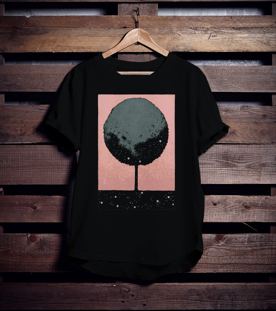 Tree Of Dreams Night Sky Stars T-Shirt