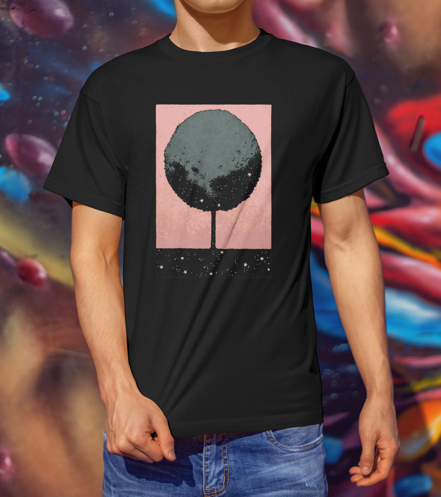 Tree Of Dreams Night Sky Stars T-Shirt