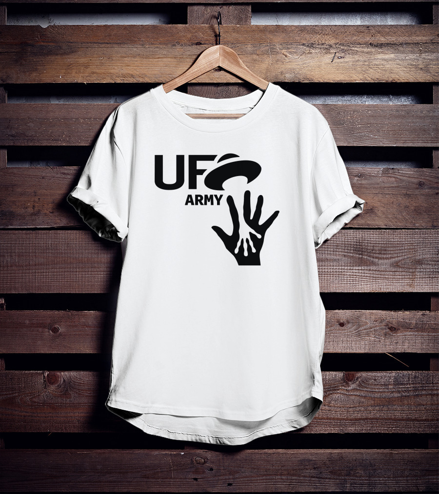 Ufo Army We Honking We Bonking Alien Hands T-Shirt
