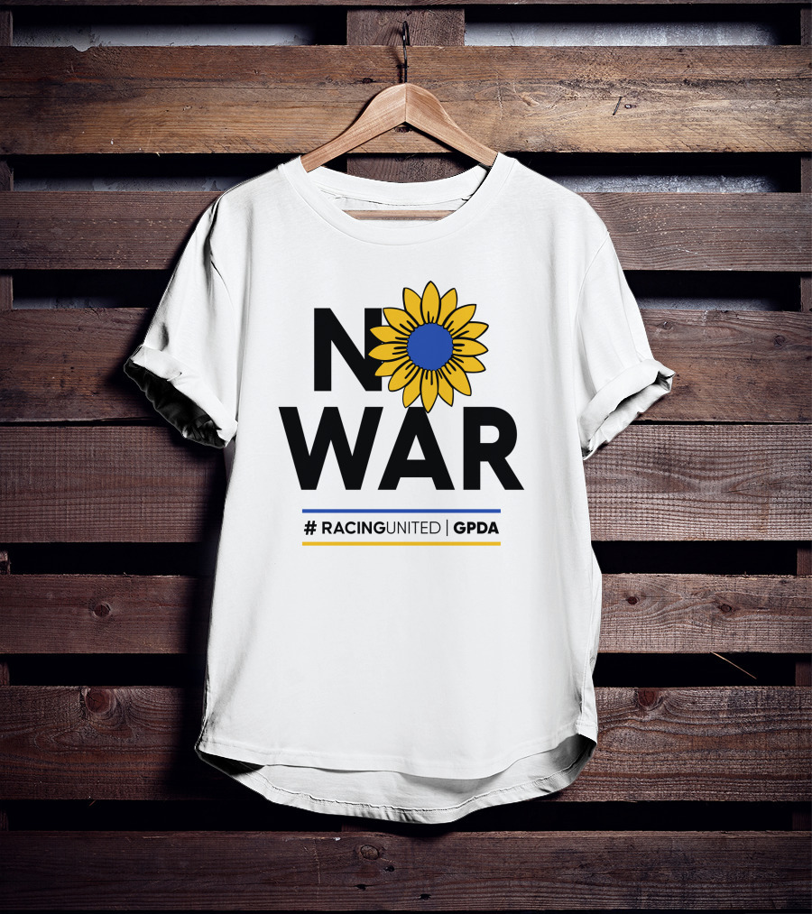 No War Racing United GPDA Lance Stroll Sunflower T-Shirt