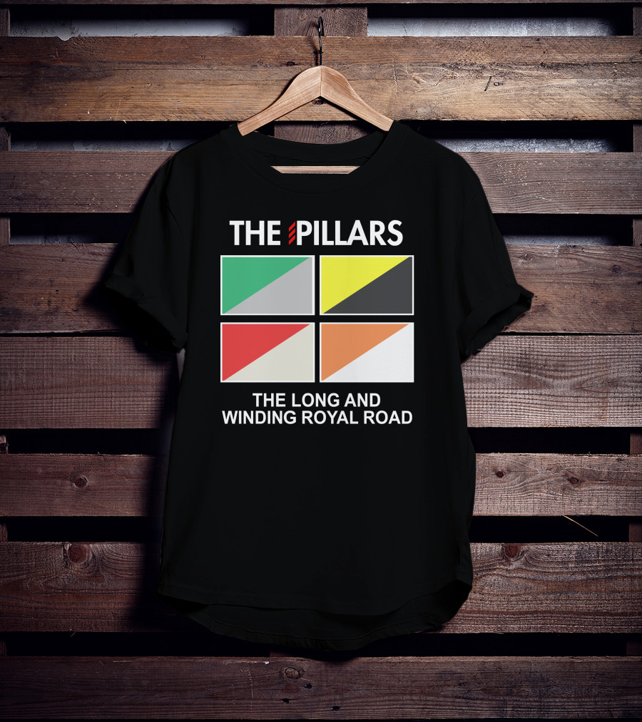 The Pillars The Long And Winding Royal Road Quadrant Colors T-Shirt
