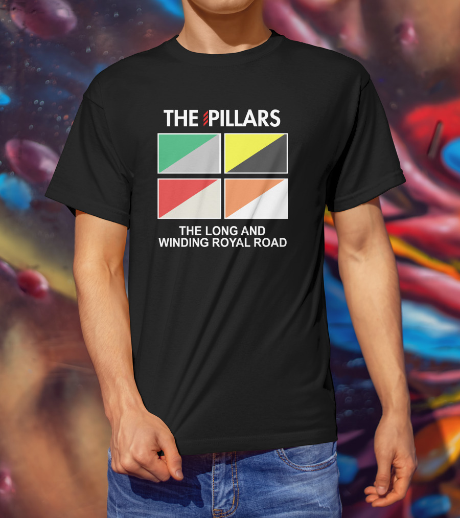 The Pillars The Long And Winding Royal Road Quadrant Colors T-Shirt