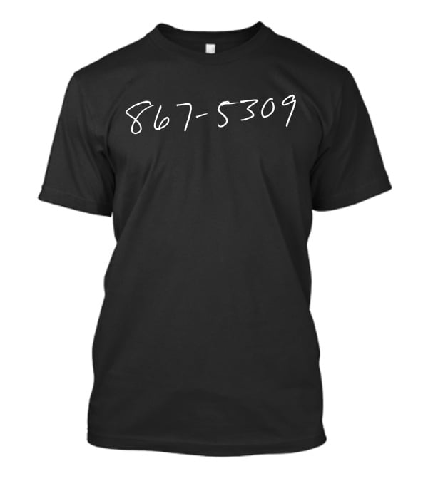 Super 70S Sport Store 867-5309 Retro Reference 80s Pop Culture Song Number T-Shirt