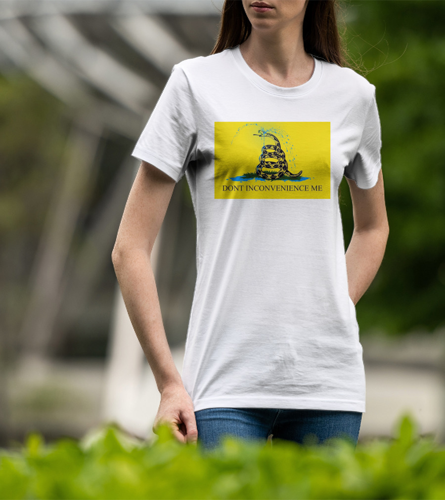 Jojofromjerz Don't Inconvenience Me Gadsden Flag T-Shirt