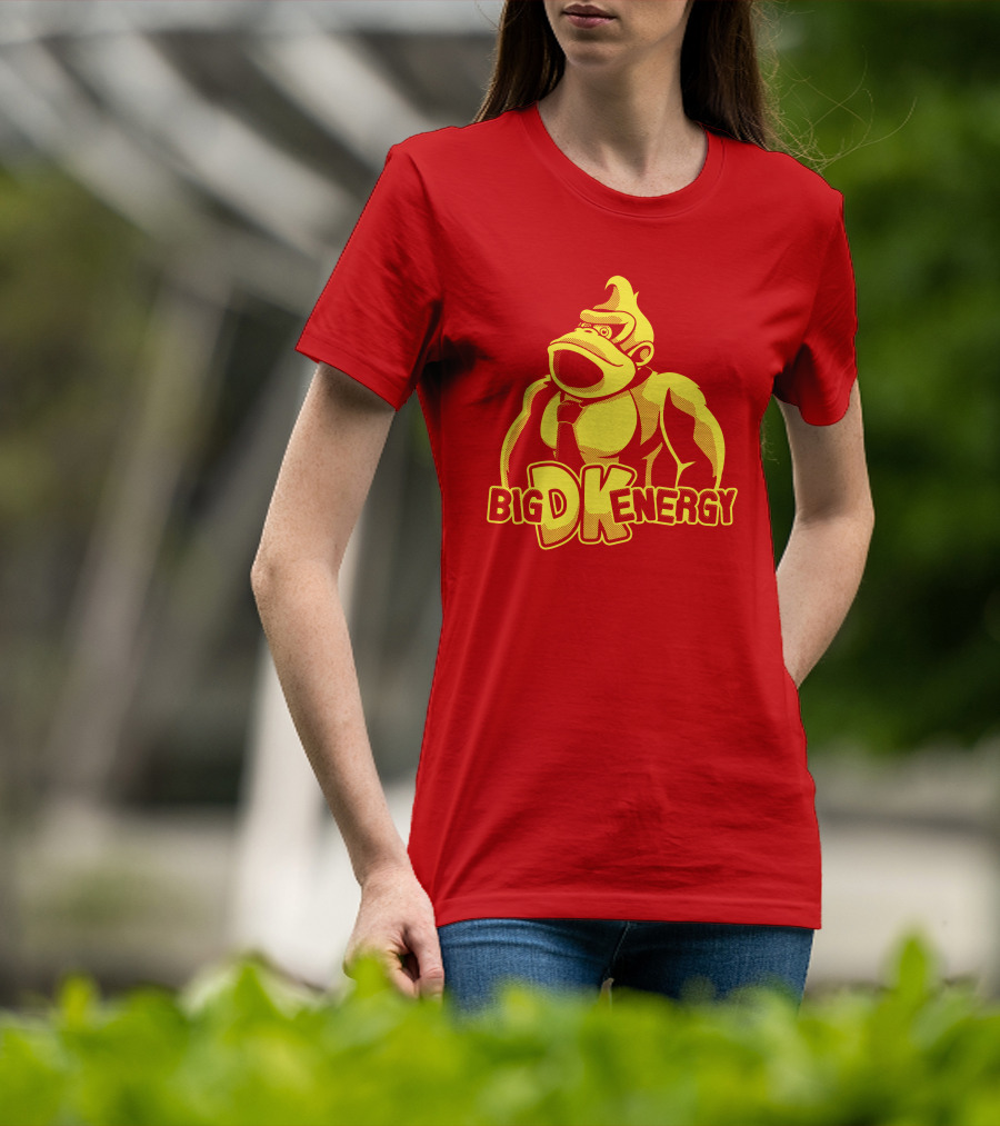 Punch Store Big DK Energy Gorilla Retro Gaming Inspired T-Shirt