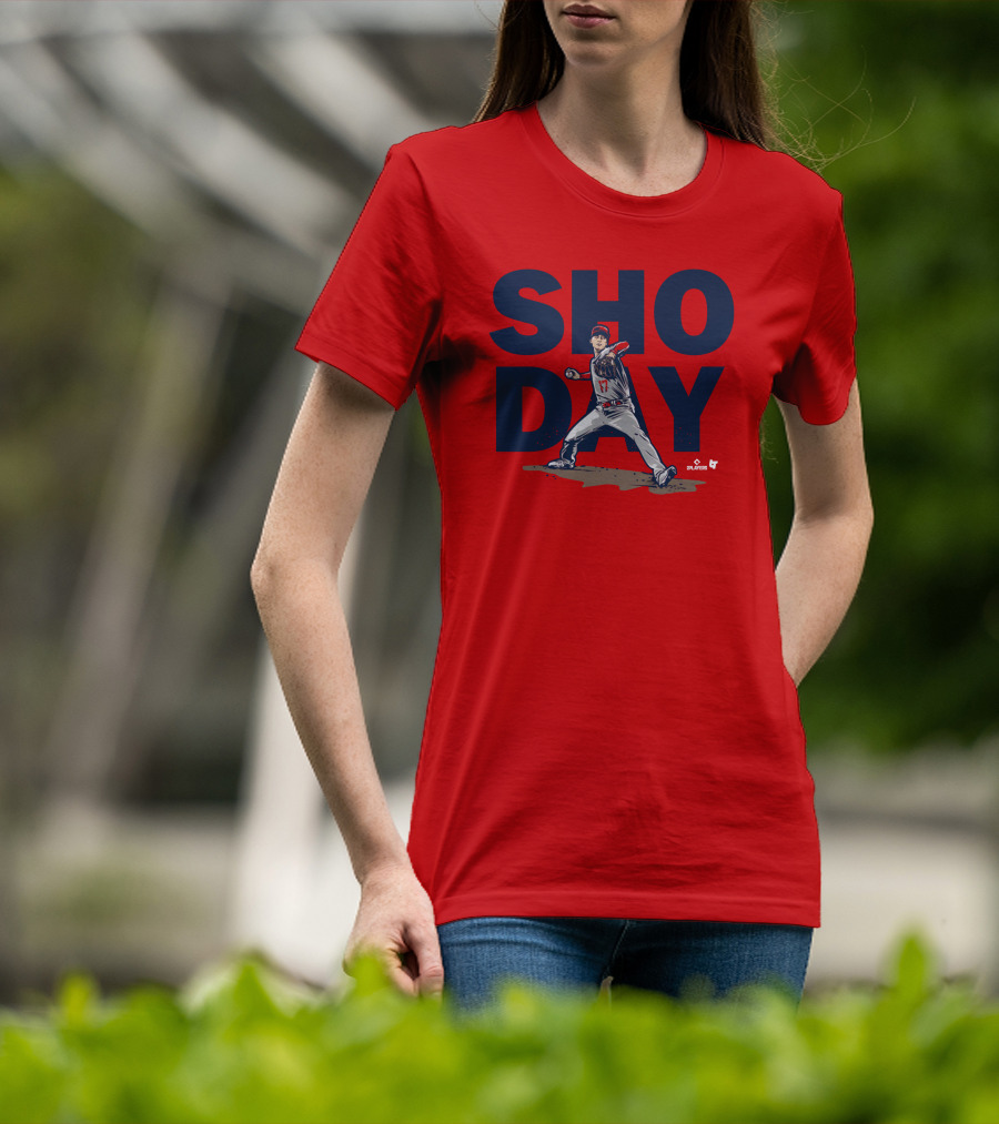 SHO DAY MLB Players Pitching Number 17 T-Shirt