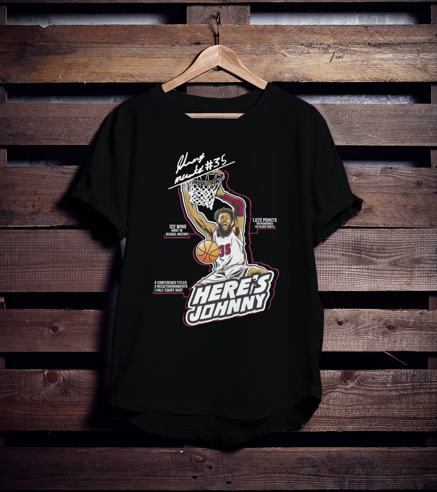 Johnny McCants Here’s Johnny 122 Wins Most In School History 1,072 Points 134 Blocks 4 Conference Titles 3 NCAA Tournaments 1 Half Court Shot T-Shirt
