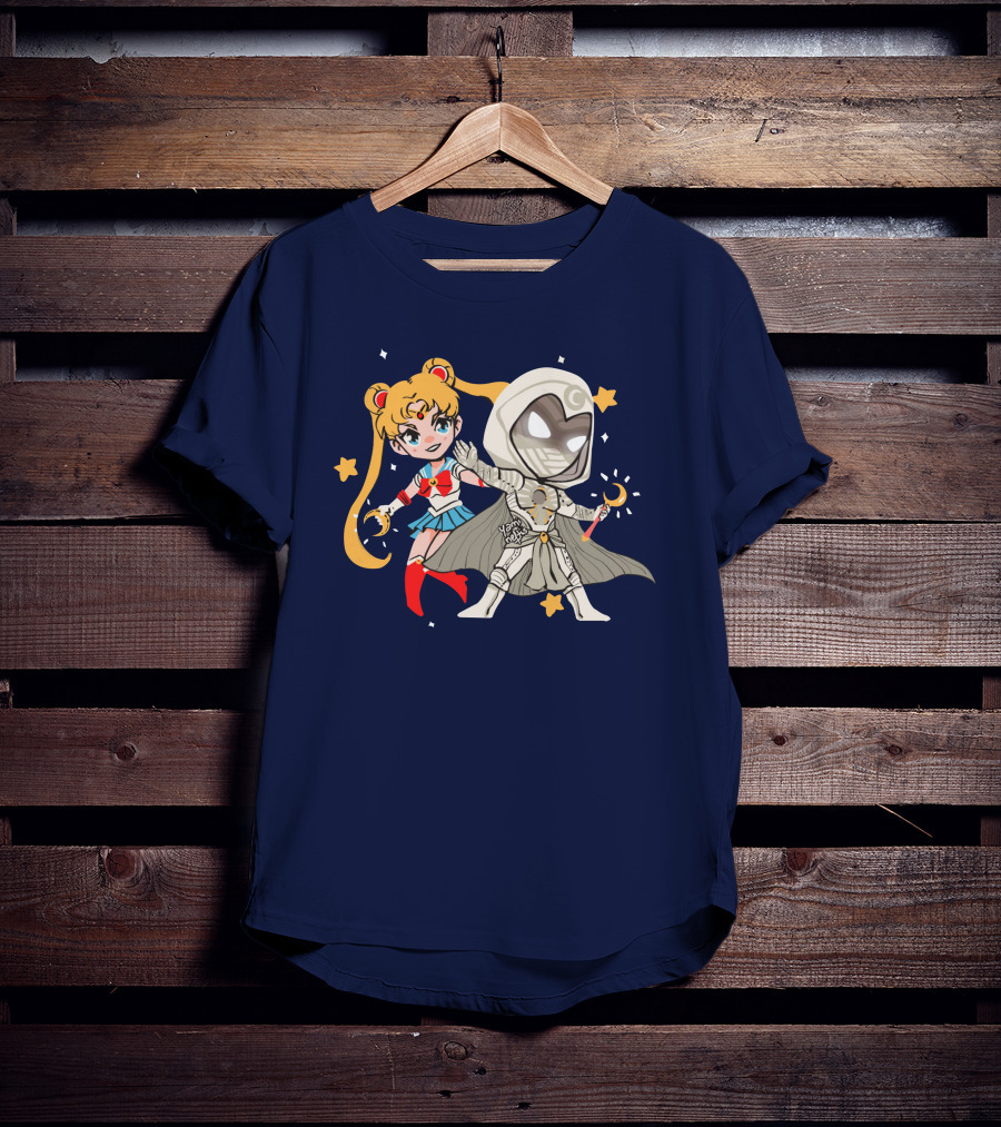 Gabi Sailor Moon Knight Yamineftis Crossover Fusion T-Shirt