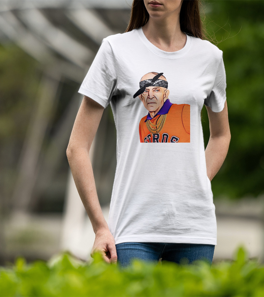 Mattress Mack Astros Bandana Chains T-Shirt