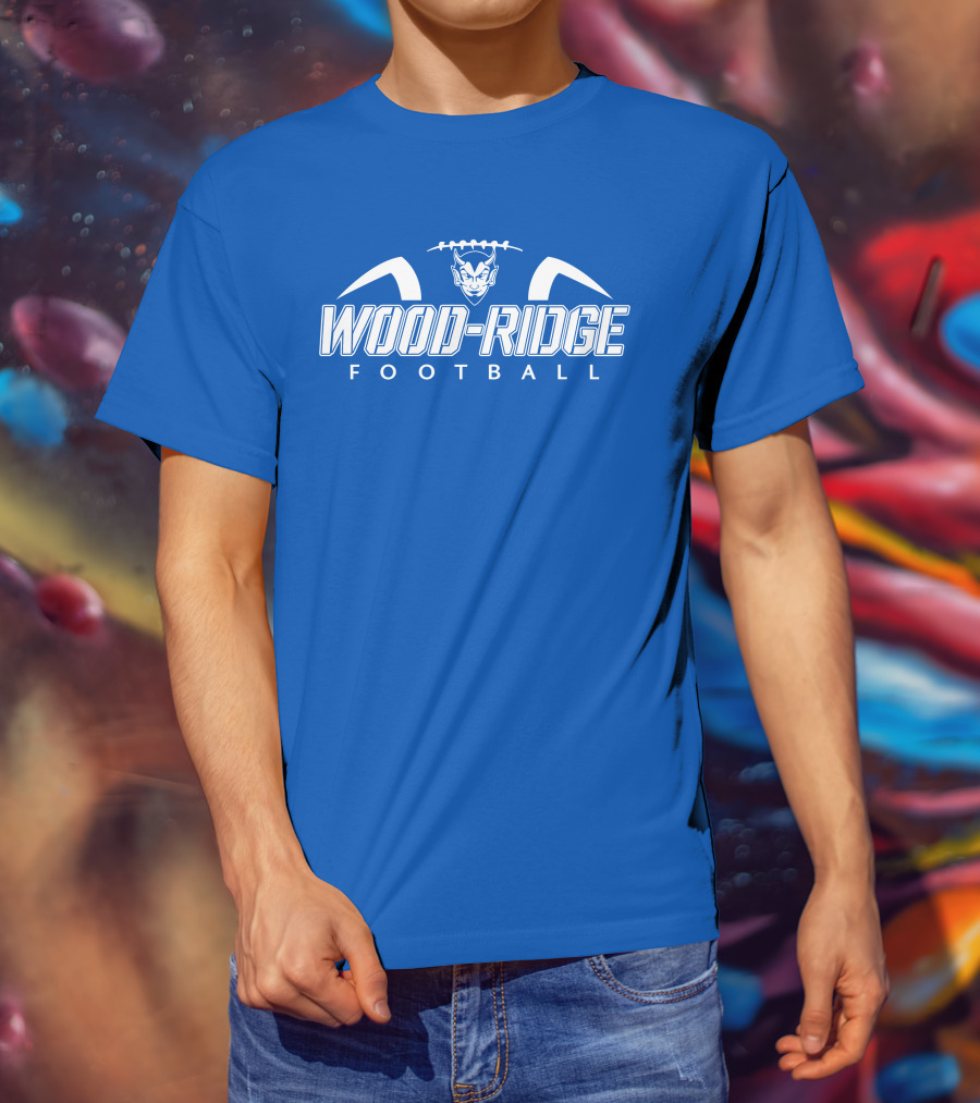 Wood-Ridge Football Blue Devils Team T-Shirt