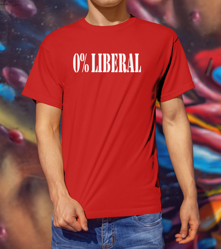 Real Bryson Gray 0% Liberal T-Shirt