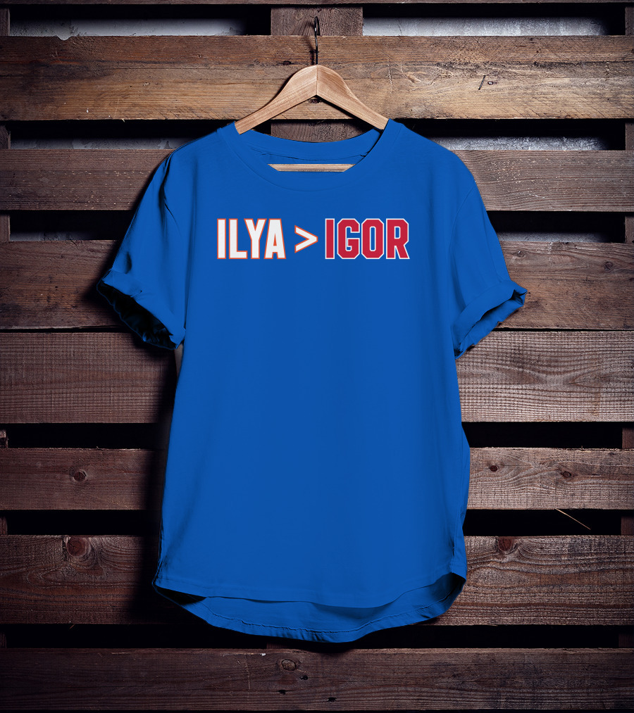 ILYA Greater Than IGOR Bold Rivalry T-Shirt