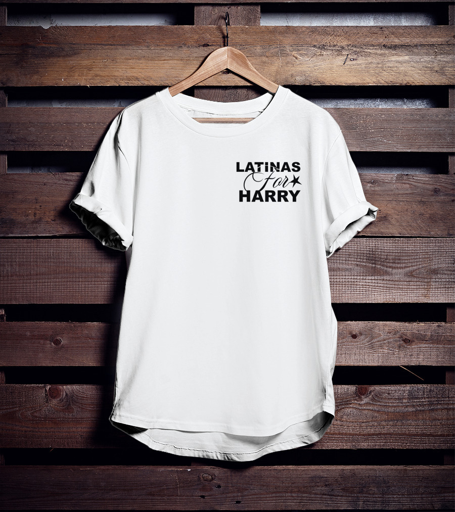 Latinas For Harry Star T-Shirt