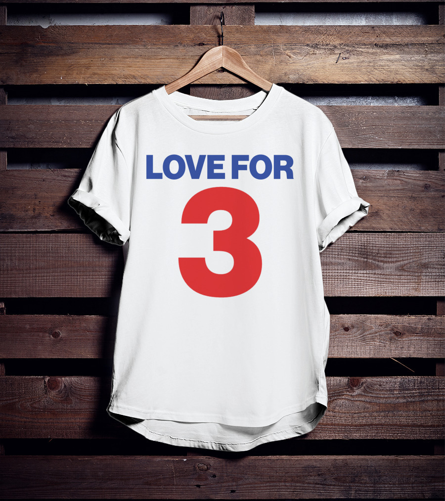 Sabres Love For 3 T-Shirt