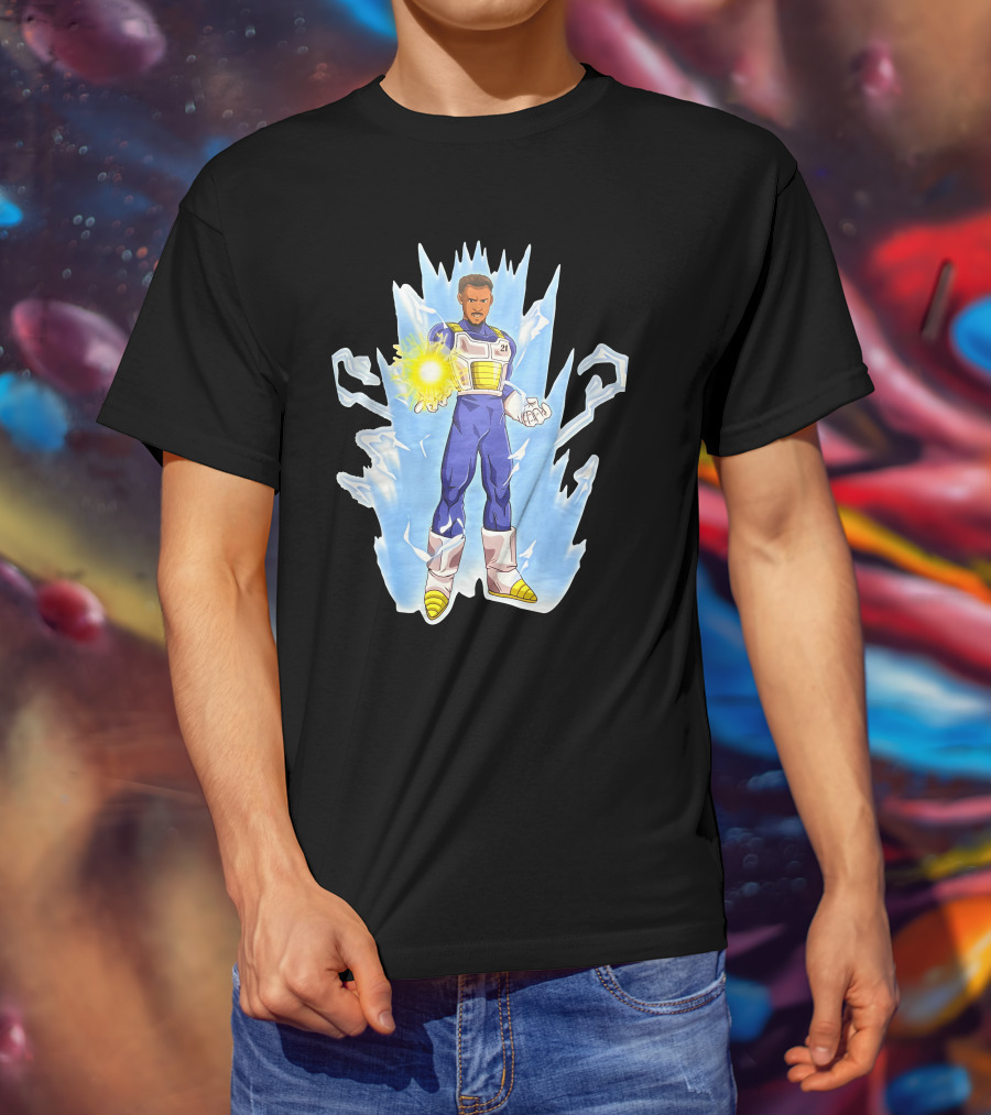 Daniel Gafford Dragon Ball Z Saiyan Warrior Energy Burst T-Shirt