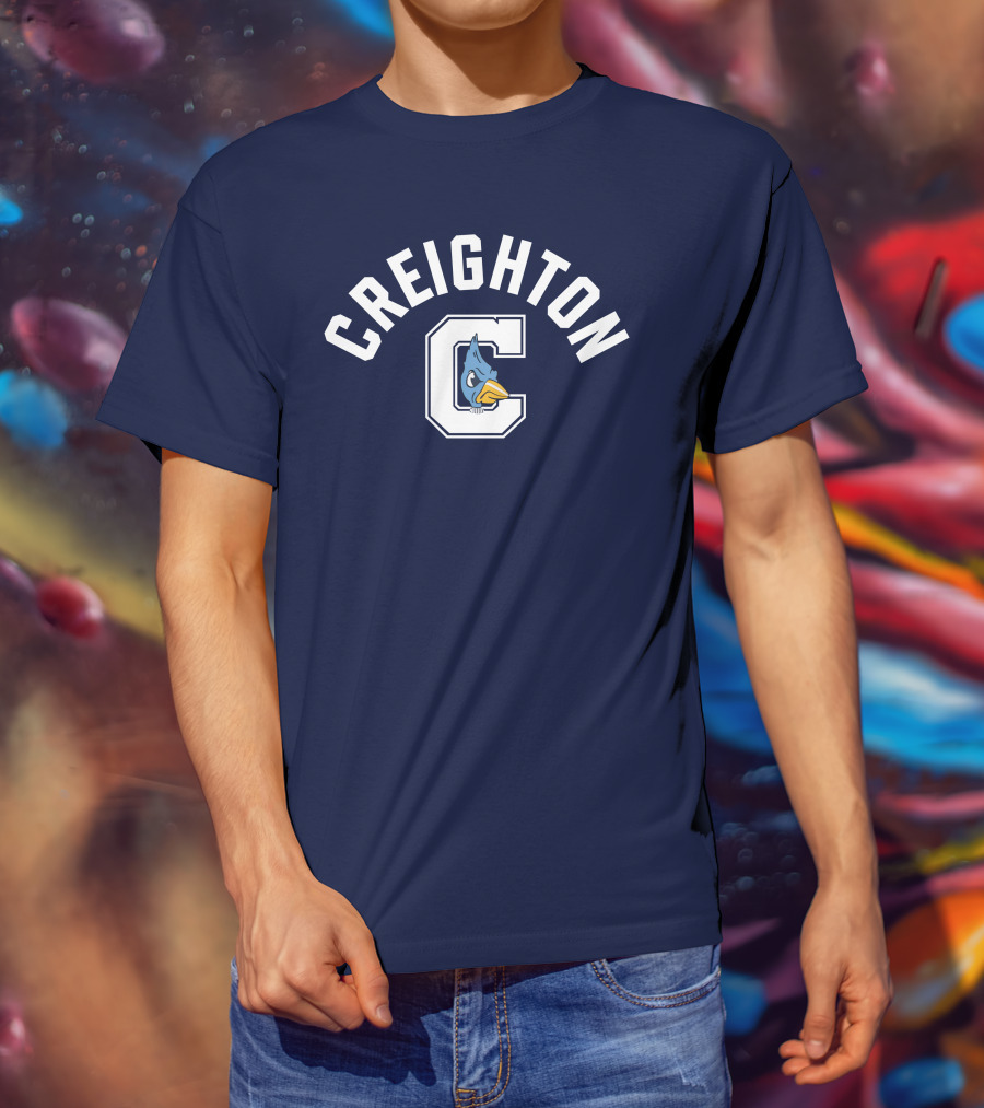 Creighton Bluejays Vintage Logo Classic C Emblem T-Shirt