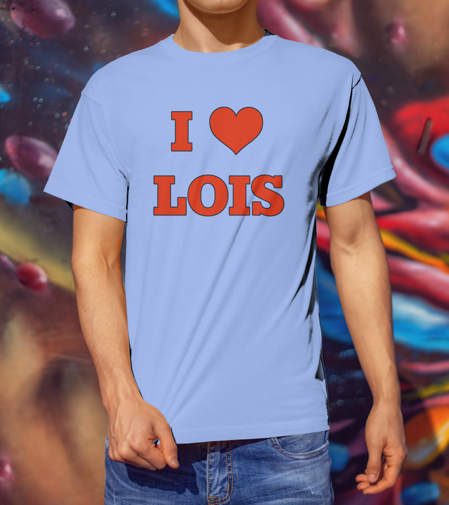 Peter Griffin I Love Lois Heart T-Shirt