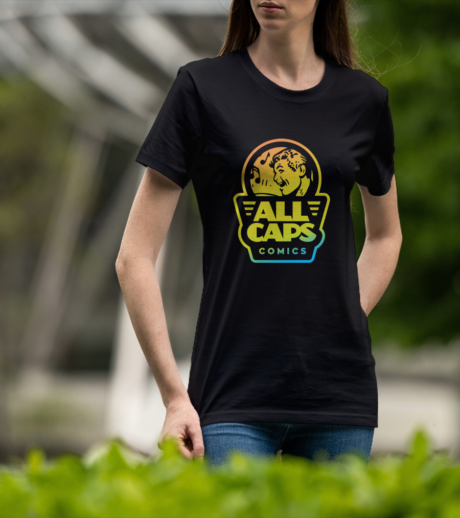Mandy Summers All Caps Comics Logo Vintage Style Retro T-Shirt