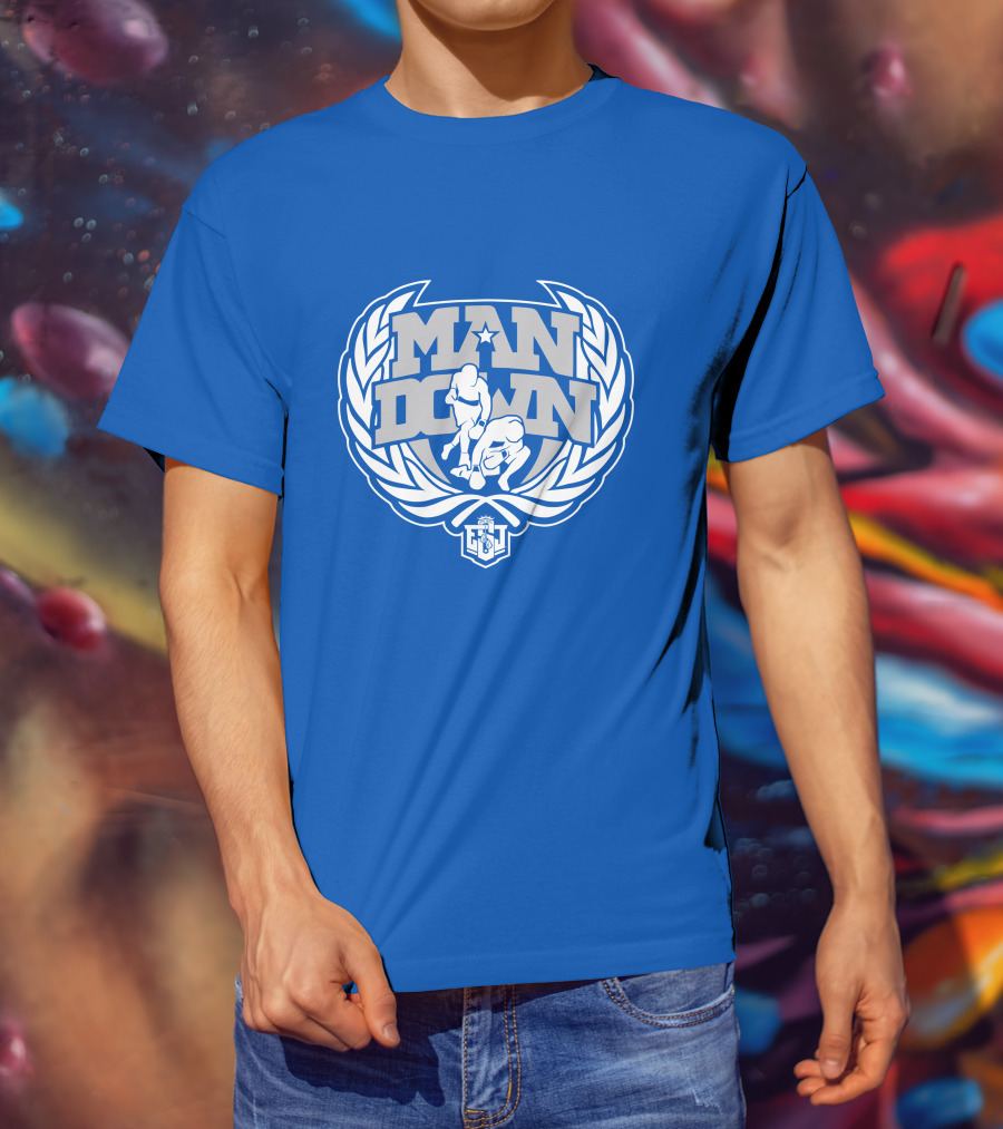 Man Down Team Spence Boxing Laurel Crest T-Shirt