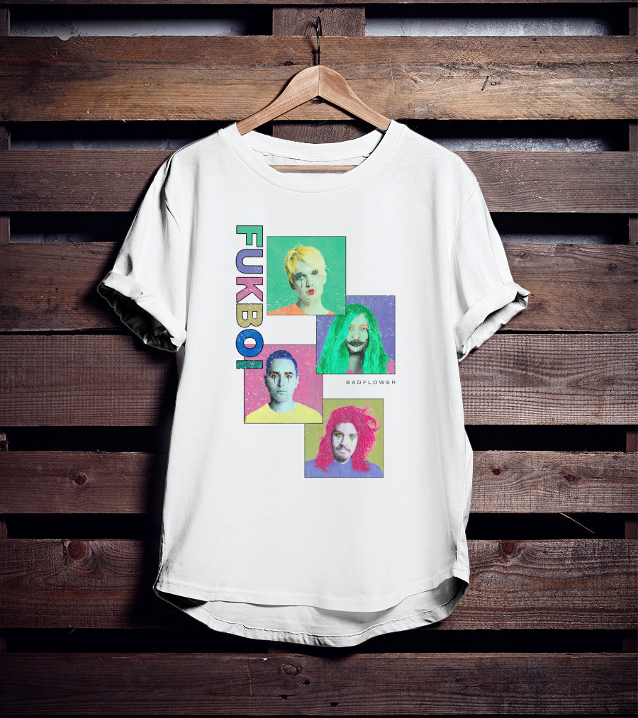 Badflower Fukboi Colorful Portraits T-Shirt