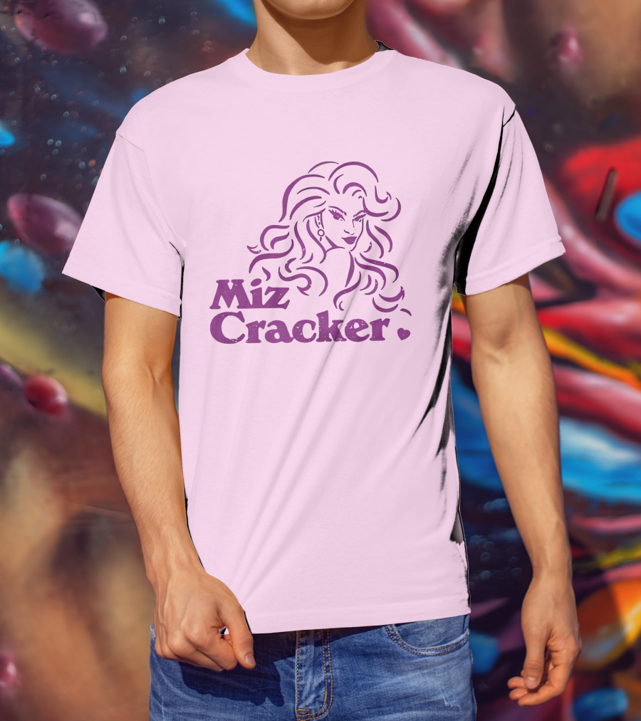 Miz Cracker Drag Queen Graphic Typography T-Shirt