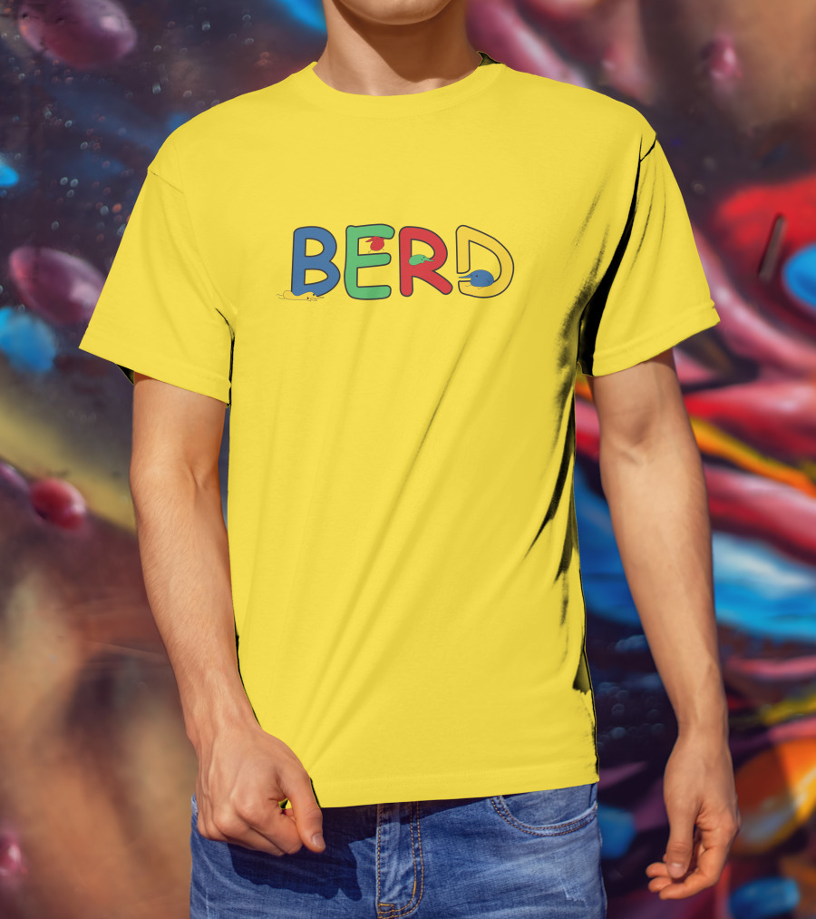 BERD Colorful Text With Mice Accents T-Shirt