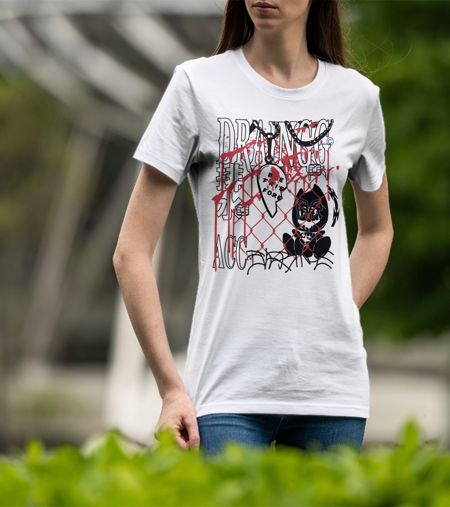 Drain Gang Acc Free Fall For T-Shirt