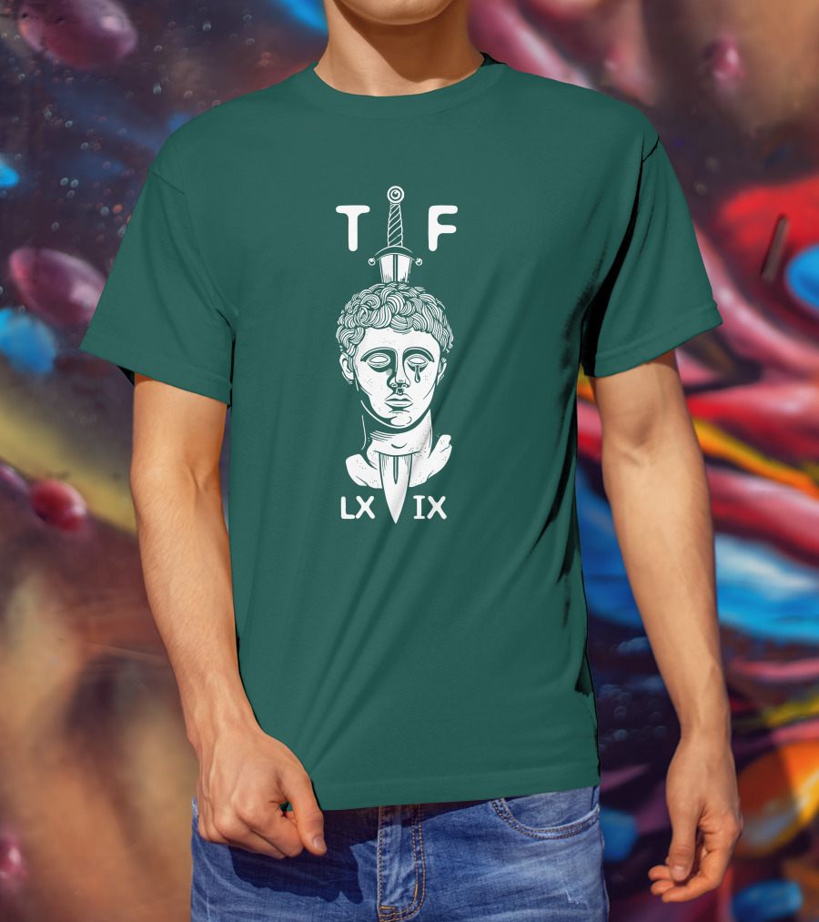 Task Force 69 Roman Statue Sword LX IX T-Shirt