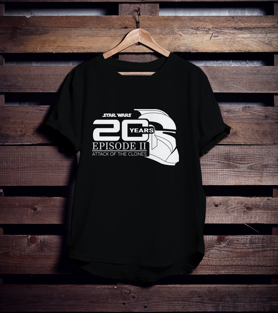 Star Wars Episode II Attack Of The Clones 20 Years T-Shirt