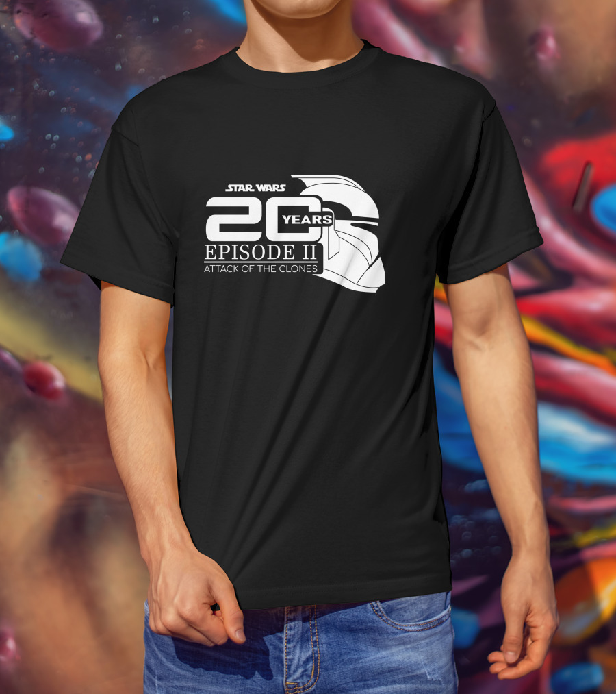 Star Wars Episode II Attack Of The Clones 20 Years T-Shirt