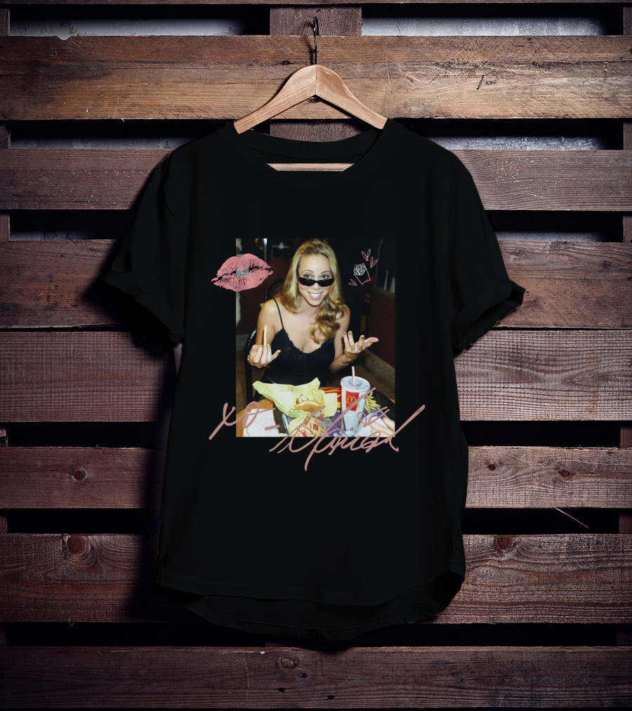 XO Mariah Carey McDonald's Fries And Drink Fun T-Shirt