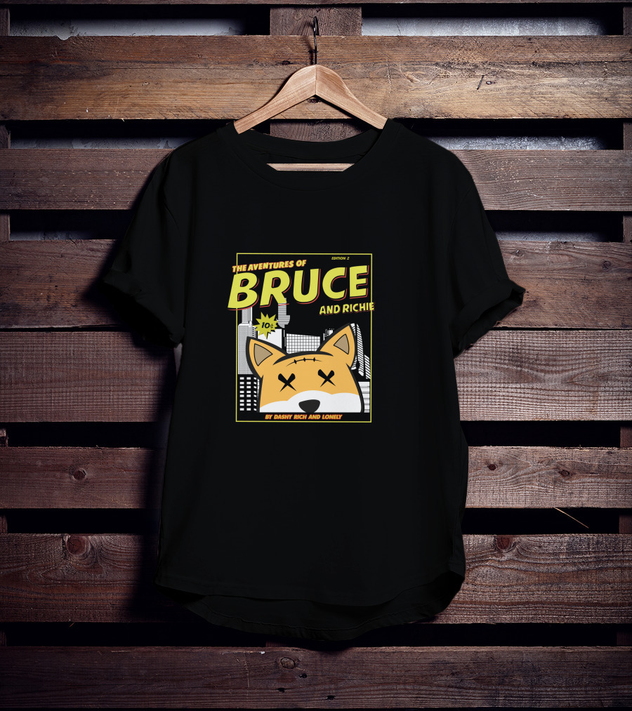 The Aventures Of Bruce And Richie Edition 2 By Dashy Rich And Lonely T-Shirt