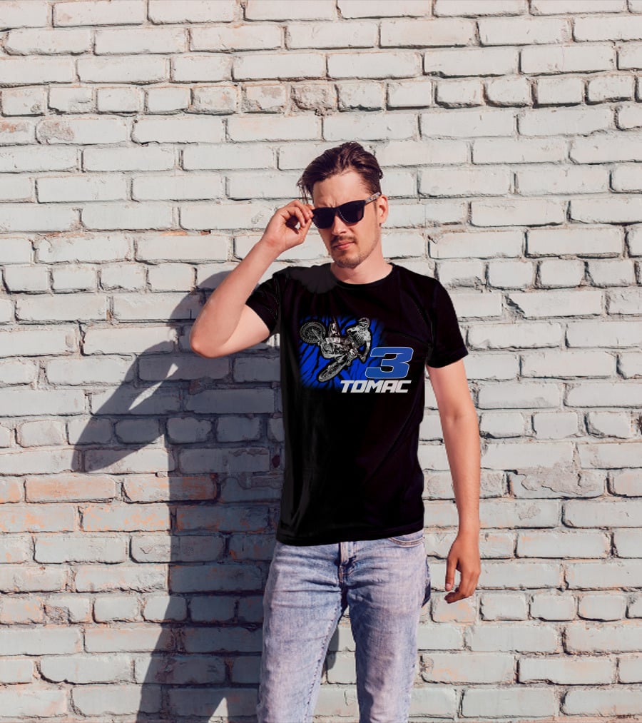 Eli Tomac 3 Motocross ET3 Merch T-Shirt