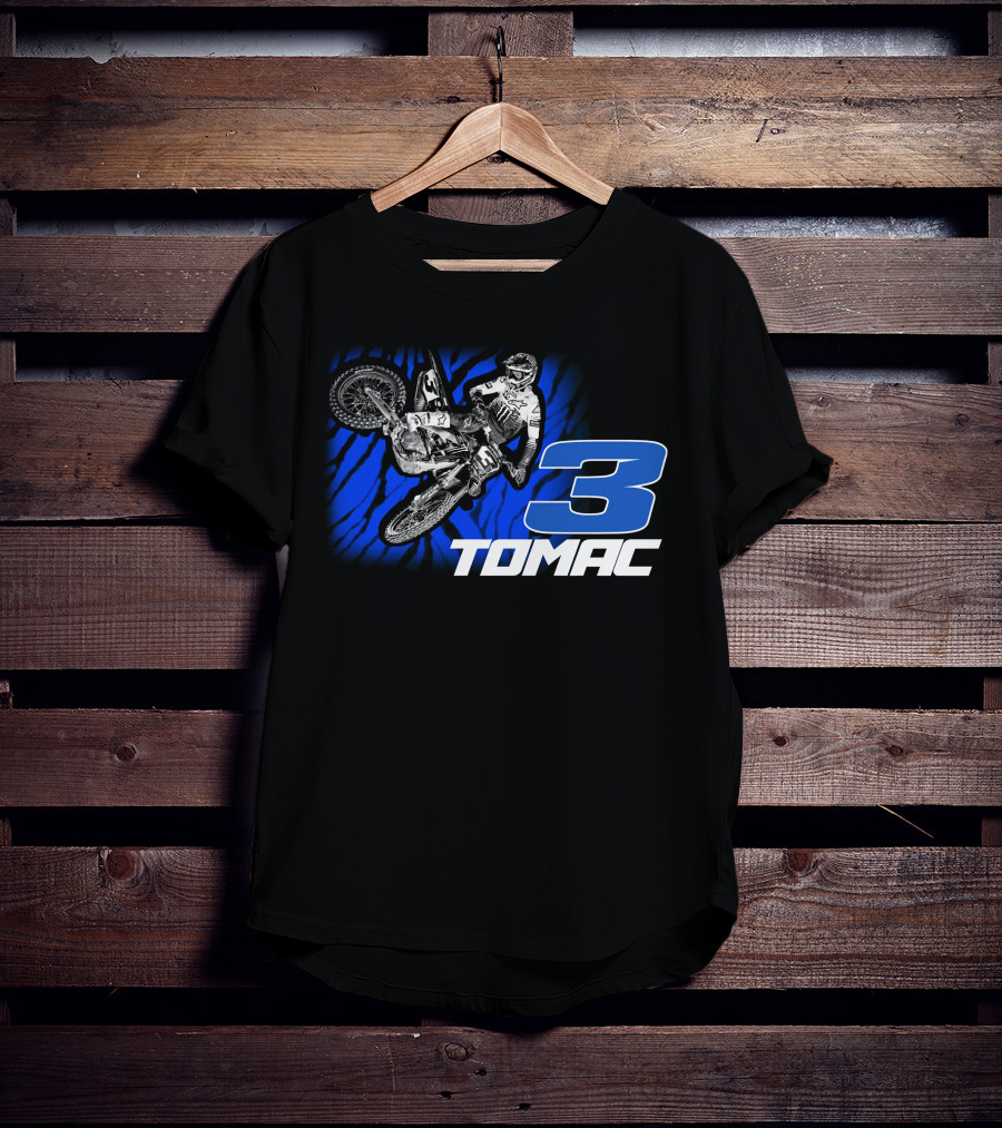 Eli Tomac 3 Motocross ET3 Merch T-Shirt