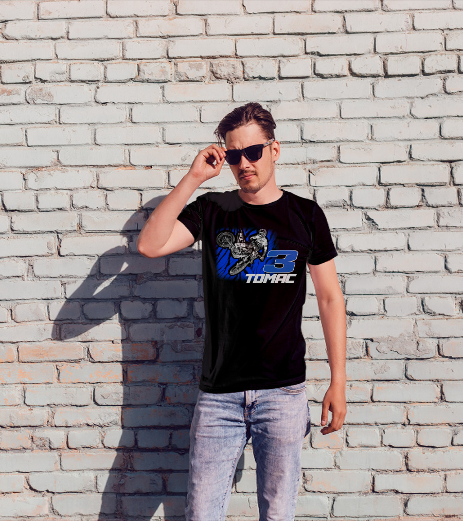 Tomac 3 Yamaha Motocross Racing Merchandise T-Shirt