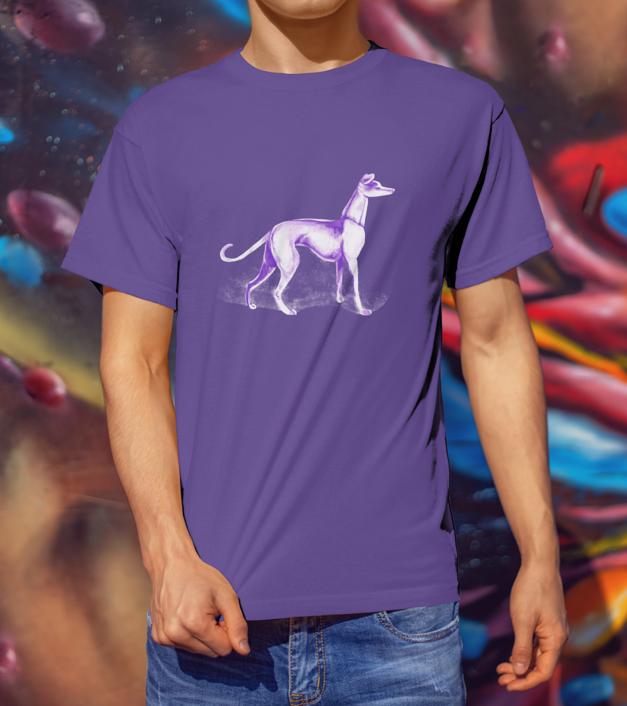That One Purple Dog Greyhound Merch T-Shirt
