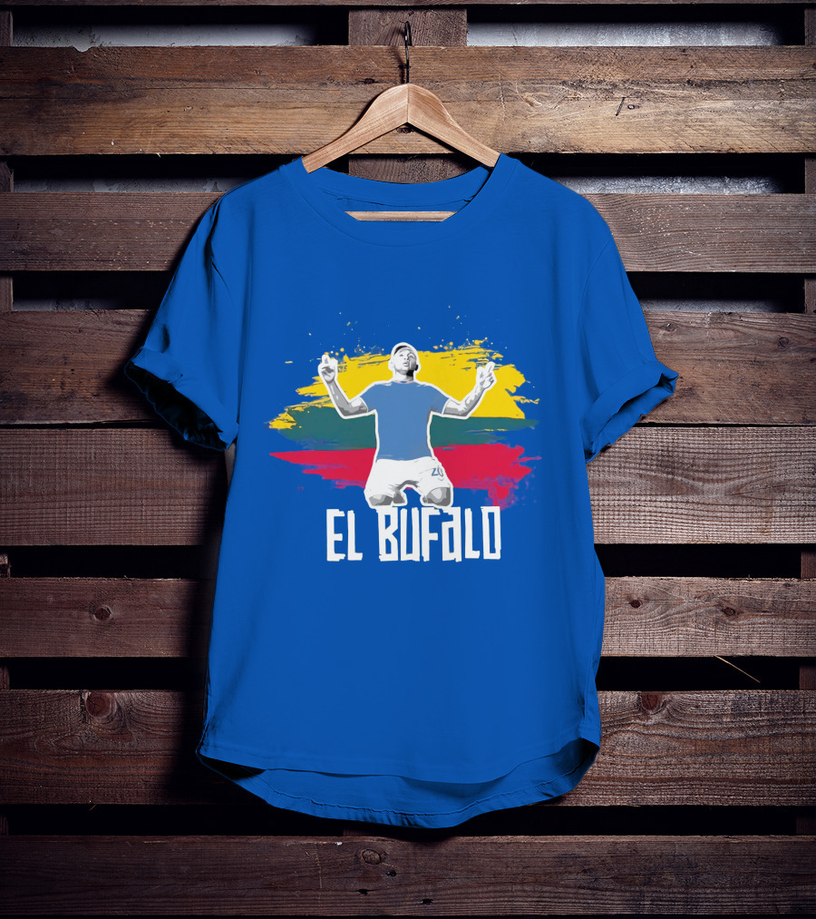 WATP El Bufalo Goal Celebration Colombian Flag Colors T-Shirt