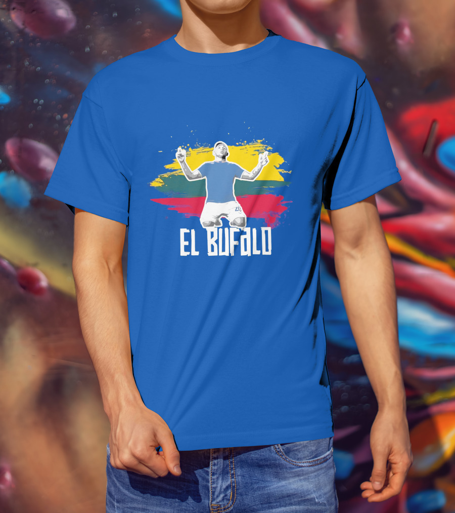WATP El Bufalo Goal Celebration Colombian Flag Colors T-Shirt