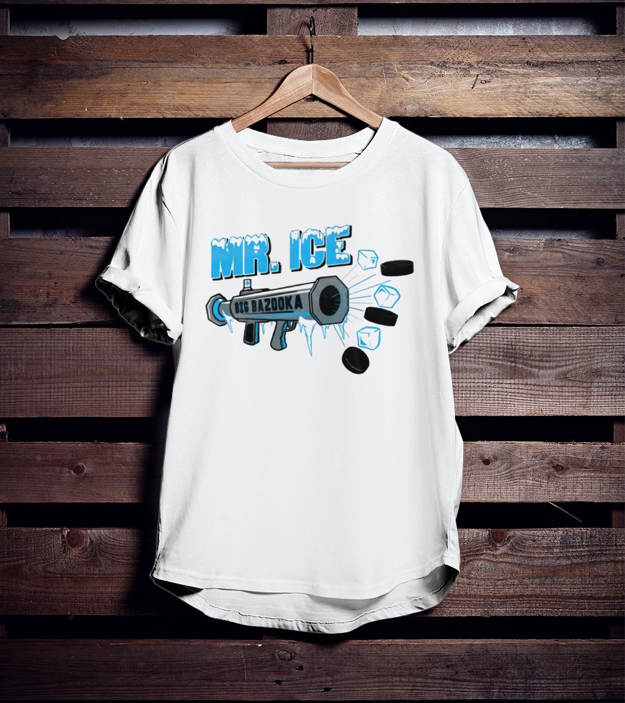MR. ICE Big Bazooka With Ice Cubes And Pucks T-Shirt