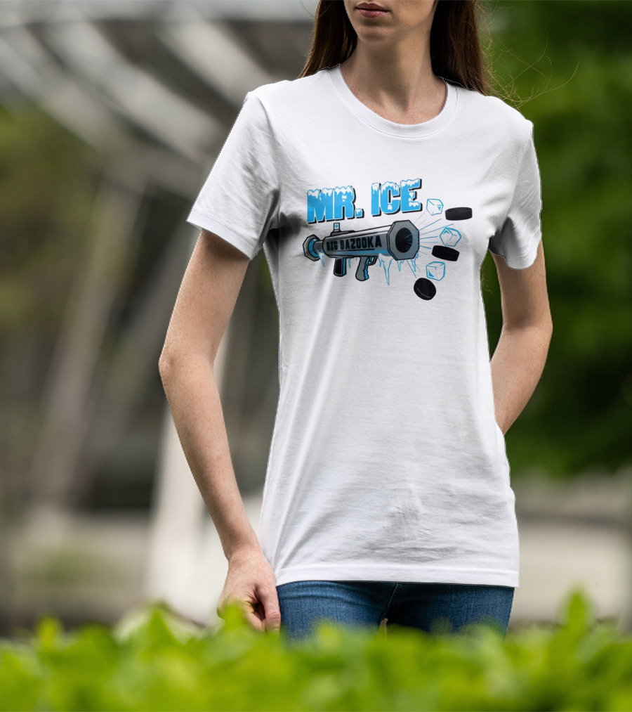 MR. ICE Big Bazooka With Ice Cubes And Pucks T-Shirt