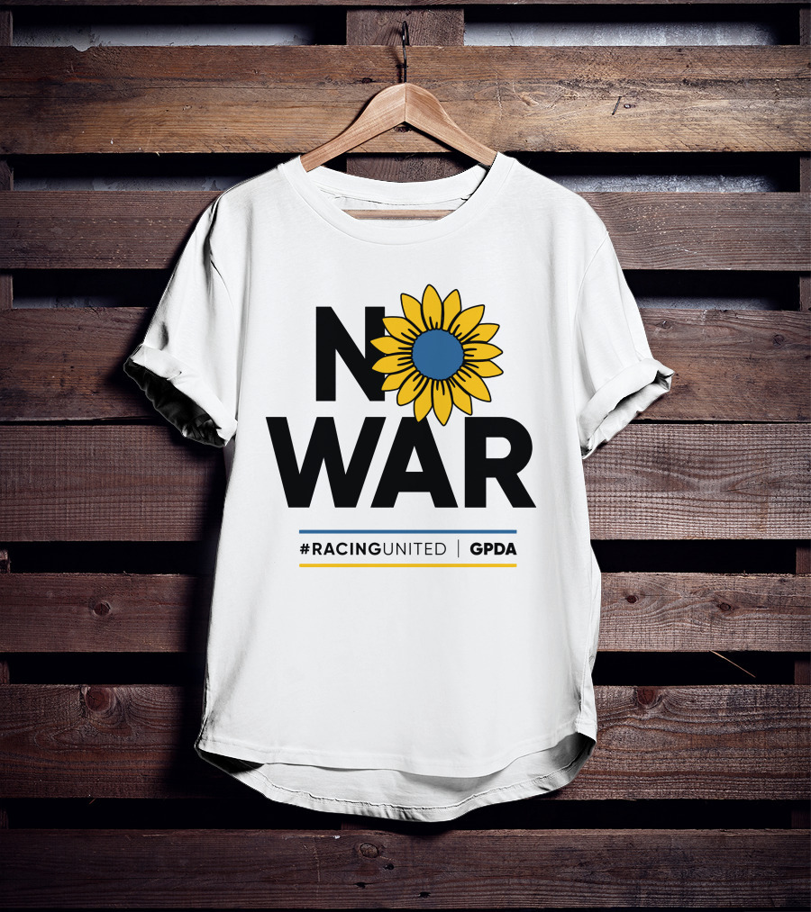 Racing United GPDA No War Sunflower Ricciardo F1 T-Shirt
