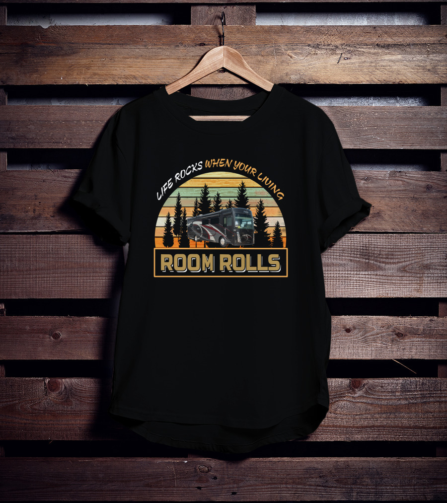 LIFE ROCKS WHEN YOUR LIVING ROOM ROLLS Thor Aria 3601 T-Shirt