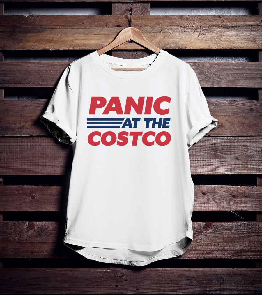 Panic At The Costco Trendy USA Playful Shopping T-Shirt