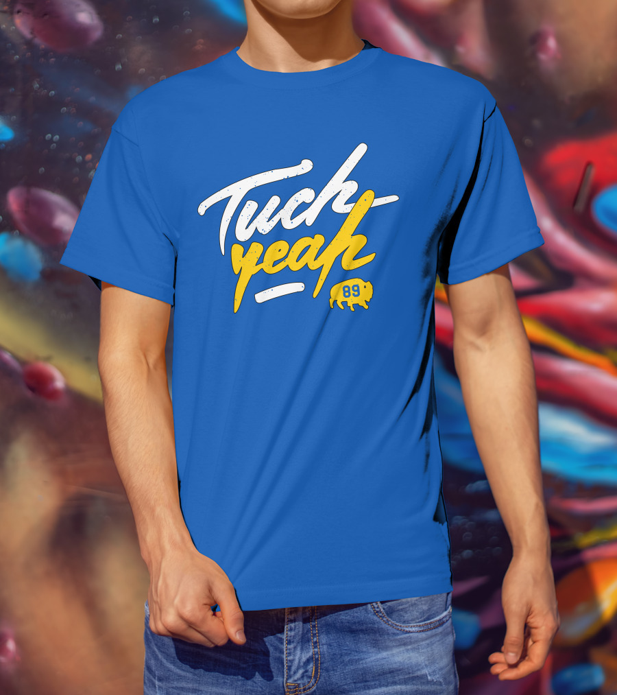 Tuch Yeah 89 Buffalo Blue And Gold T-Shirt