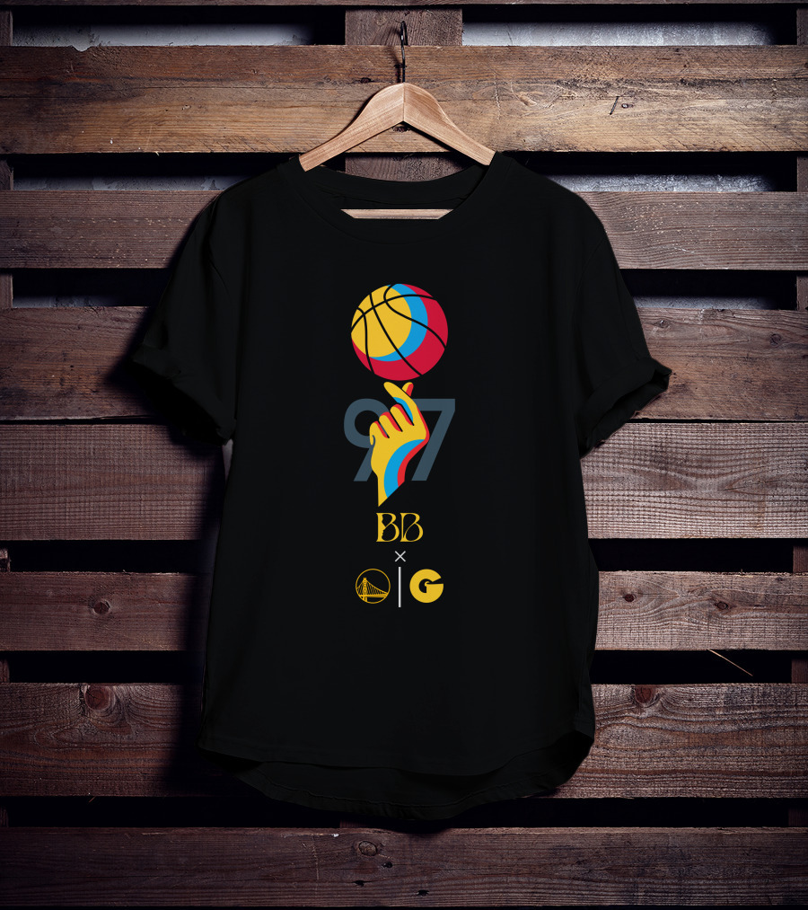 BB 97 X Warriors G Basketball Hand T-Shirt