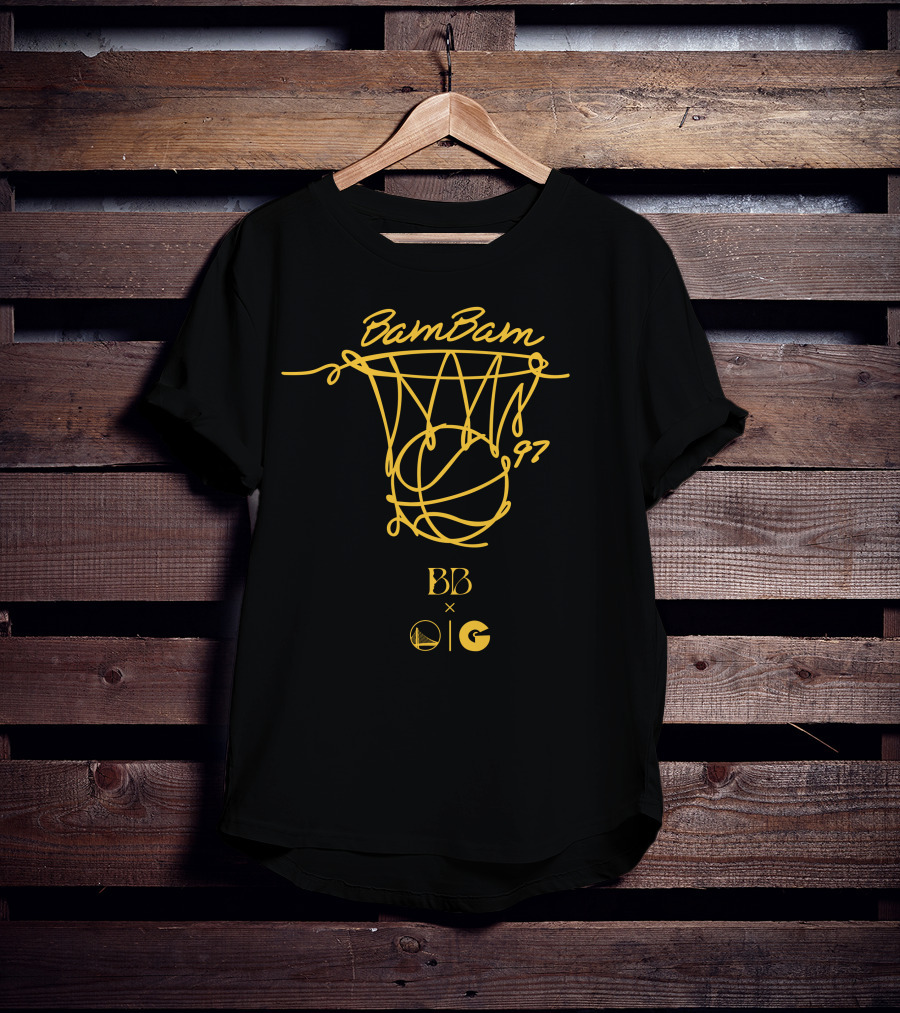 BamBam 97 BB X Golden State Warriors G Basketball Net T-Shirt