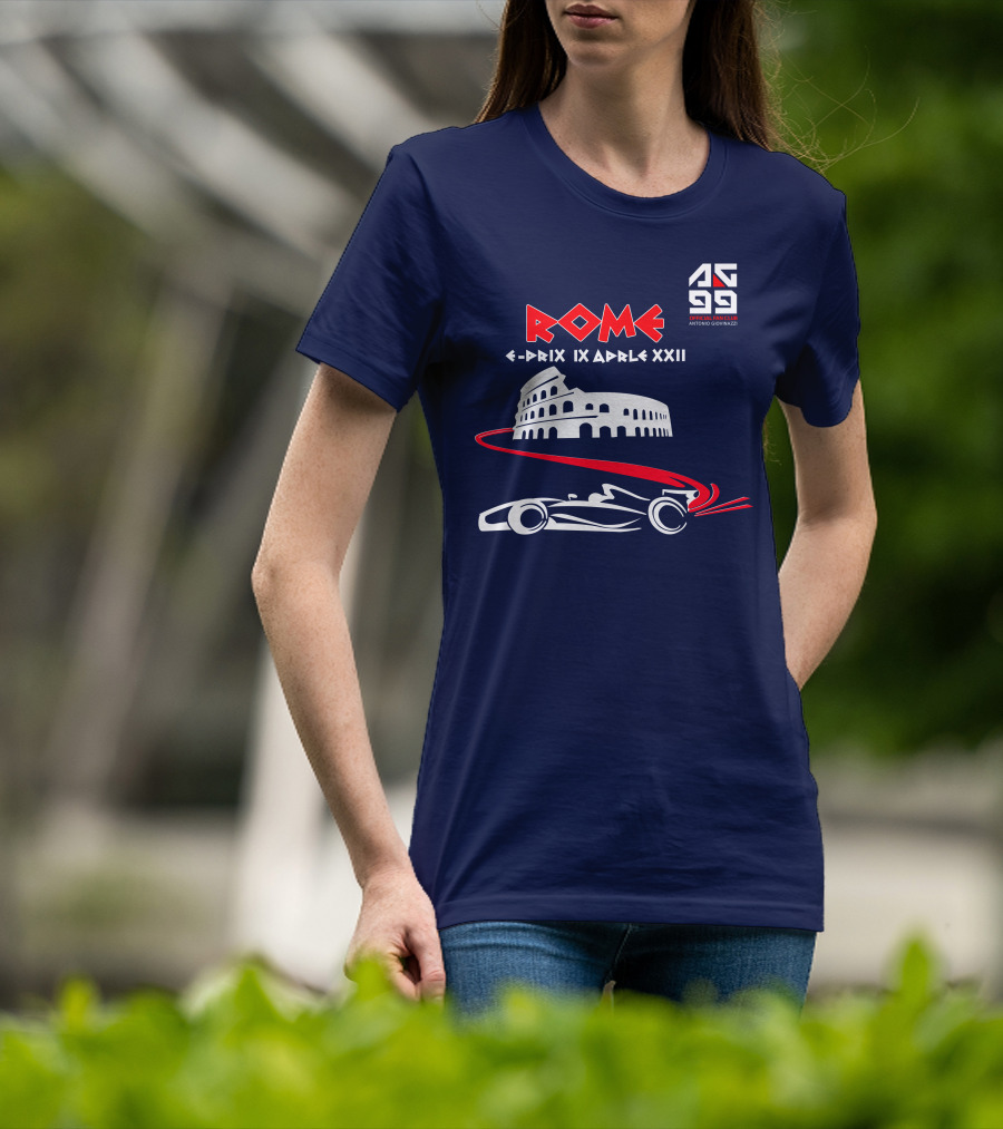 Rome E-Prix IX Aprile XXII AG99 Official Fan Club Antonio Giovinazzi T-Shirt