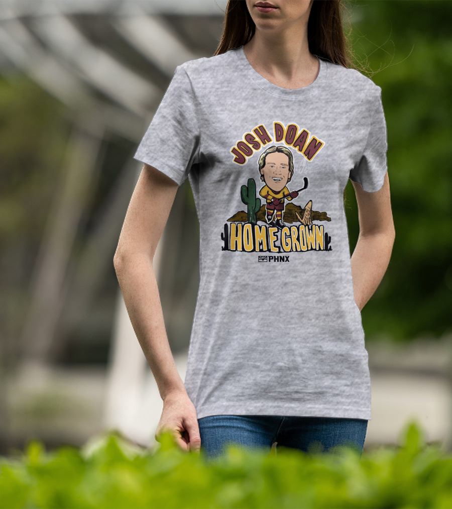 Josh Doan Homegrown PHNX Cactus Desert Hockey T-Shirt