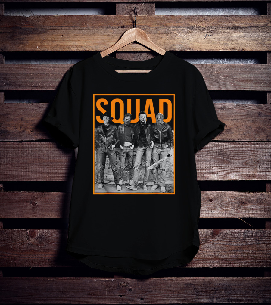 SQUAD Jason Halloween Horror Icons Group T-Shirt